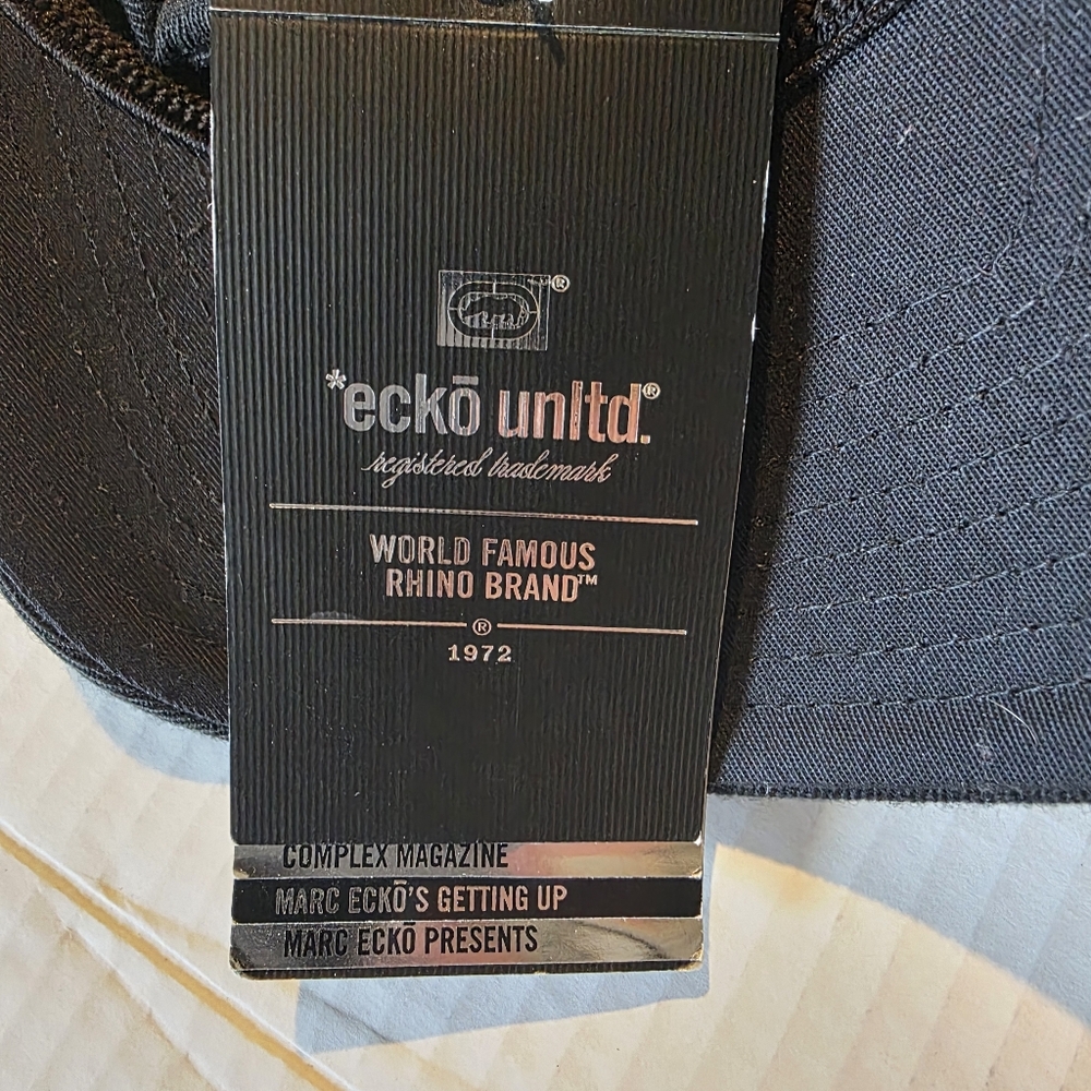 Ecko Unltd. -  Black Logo Baseball Cap - SZ L/XL - Picture 5 of 6